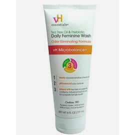 VH Essentials Tea Tree Oil & Prebiotic Daily Feminine Wash pH Balanced 6 oz.