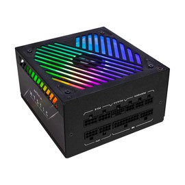 Apevia ATX-MT1200W Mystic 1200W Fully Modular 80+ Platinum Certified, PCIe 5.0 & ATX 3.0 Ready Active PFC ATX RGB Gaming Power Supply, Includes Gen 5 12VHPWR Connector & 366 RGB Light Modes