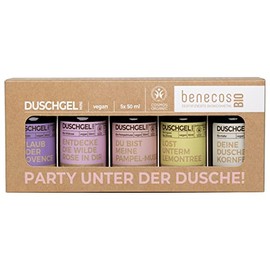 benecos Organic - Mini Set Party in the Shower - Vegan - Recycled Plastic