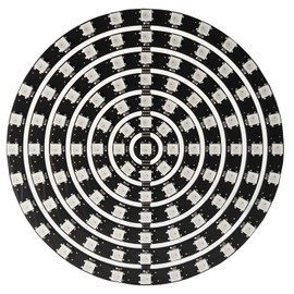 Treedix 109 LED 7 Rings 5050 RGB LED Ring Lamp Light 109 Pixel LED Matrix Addressable Full Dream Colour DC 5V Compatible with Arduino and Raspberry Pi