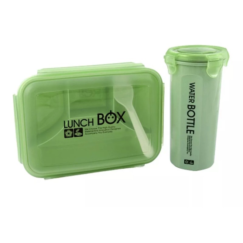 Kai Xin Lunch Box Lonchera Toper Contenedor Comida Con Vaso