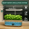 aGratHav Hydroponics Growing System Kit, Indoor Herb Garden, 14 Pods