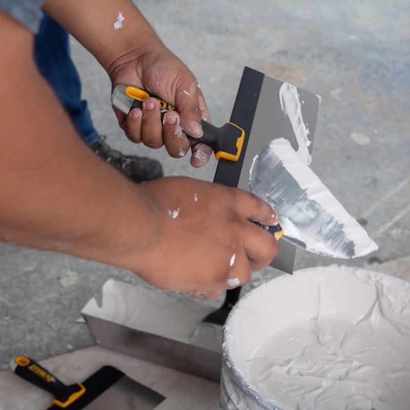 DEWALT 12" Taping Knife | Stainless Steel w/Soft Grip Handle