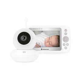 Kikkaboo Baby Monitor Aneres FHSS Technology, Lullabies, Night Vision, Alarm, Colour: White