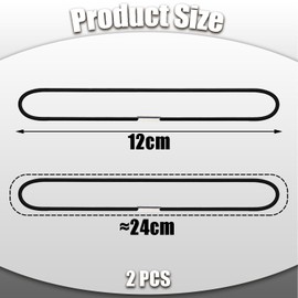 LvYiLinggg Black Passport Type Dedicated Notebook Rubber Spring Band for Travel Journal Elastic Spring Rest Passport Size