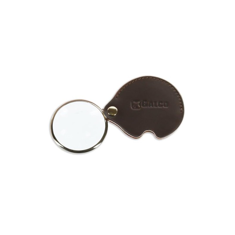 Magnifying Glass with Leather Case (Dark Havana)(SL815DH)