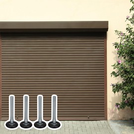 Yibuy 4 x Black Sealed Ball Bearing Nylon Garage Door Rollers with 115mm Stem