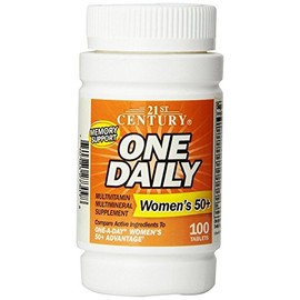 21st Century One Daily Women`s 50+ Tablets 150 Count (2 Pack)