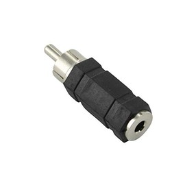 RCA Male to 3.5mm Mono Female Cable Connector Audio Adaptor Plug TV