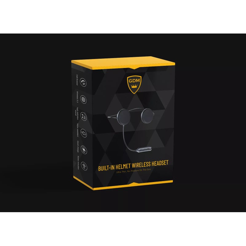 GDM Bluetooth Motorcycle Helmet Headset GDM HD sound