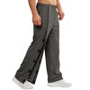 Deyeek Tear Away Pants for Men Open Bottom Wide Leg