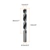 sourcing map Brad Point Drill Bits 13mm(33/64") Dia Straight Round