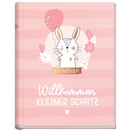 Baby Album [Little Rabbit] Baby Diary for Pregnancy and the First Year | Memory Album for Birth | Welcome Little Treasure! | Sustainable and Climate Neutral