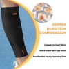 ITHW Copper Calf Compression Sleeves for Men and Women, Leg