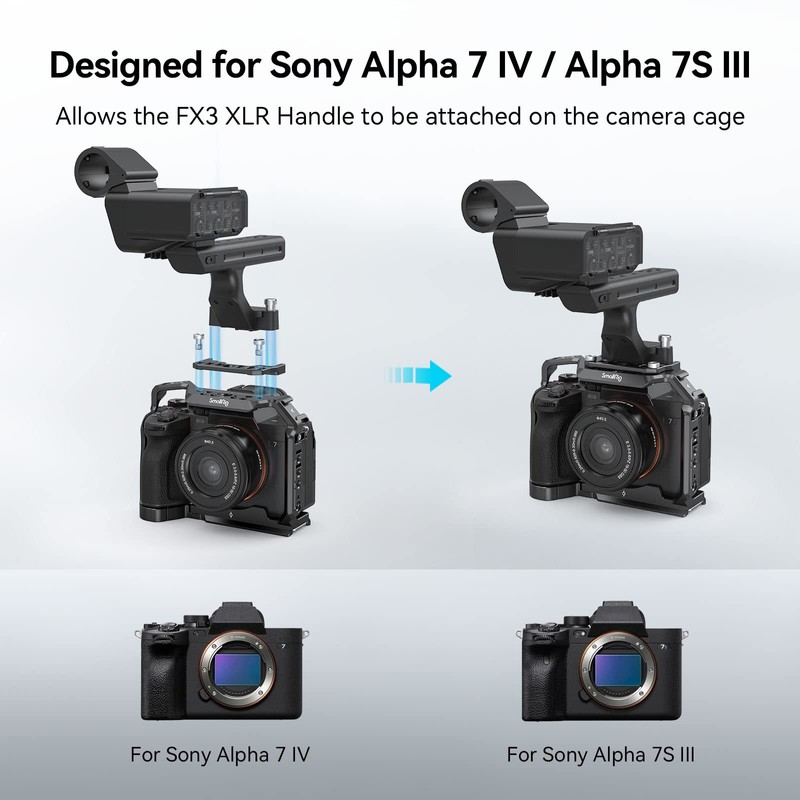 SMALLRIG Mounting Plate Adapter Plate for Attaching FX3 / FX30