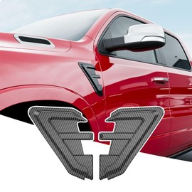 CZmenghe Side Air Vent Trim Compatible with 2019-2025 Dodge RAM 1500 Side Vent Trim Body Decoration Cover ABS Glossy Carbon Fiber Body Kits Replacement for 2019-2025 Dodge RAM 1500 Accessories