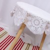 Lelefly Cotton Handmade Crochet lace Table Runners Round Tablecloth Doilies