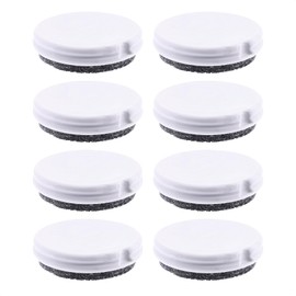 Wagner QuickClick® Furniture Gliders Chair Gliders Reversible Wool Felt + Plastic – 8-Piece Set Replacement Glides Interchangeable – Duo – Diameter 30 mm – for Base Diameter 30 mm – Made in Germany –
