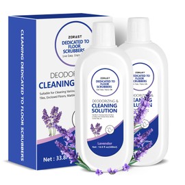 Floor Cleaning Solution, 16.9 oz, 2-Pack, Pet-Friendly Deep Deodorizer, Compatible with Tineco and Robot Vacuum Mops (Fresh fragrance)
