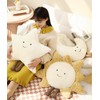 JOSON Cozy Sun Pillow Star Moon Sofa Cushion, Soft Bedside