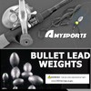 AMYSPORTS Egg Lead Fishing Weights Kit Drop Bass Weights Sinker