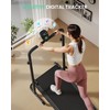 AKLUER Manual Treadmill with Incline - Dual Flywheel, Non-Electric for