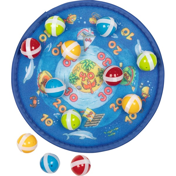 Goki Dart Ball Velcro Game Oceanic