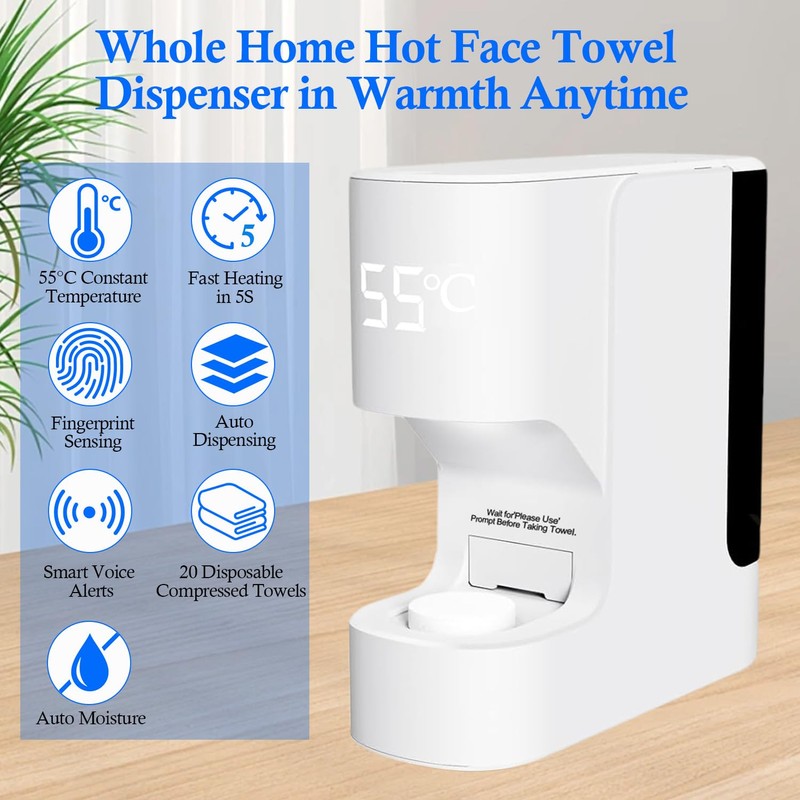 2026 New Hot Face Towel Heater Machine, 5-Second Rapid Heating