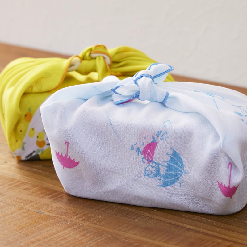 JIKAN STYLE Moomin Goods Lunch Cloth Bento Wrap 100% Cotton