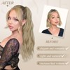 Sofeiyan Ponytail Hairpiece with Drawstring, 56 cm Long Wavy Braid