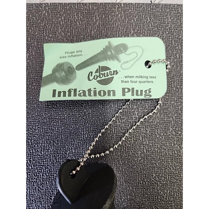 Coburn Milking Machine Inflation Plug *NEW*