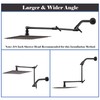 Oil Rubbed Bronze Shower Arm Extension - 13'' Height &