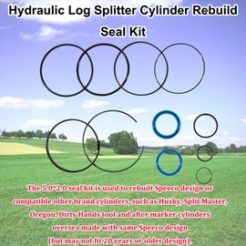 Ezbzyz Hydraulic Log Splitter Cylinder Rebuild Seal Kit for 5.0" bore X 2.0" Rod Cylinde