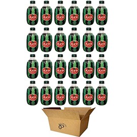 Tomomasu Japanese Soda Cider Soft Drink, 10.14Fl oz Each (Pine, Durian, Mango, Melon, Peach, Watermelon) - Pack of 6 (Watermelon (Pack of 24))