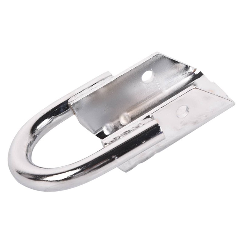 TOPAZ Fl3Z17N808A Silver Left & Right Tow Hooks w/Hardware Chrome