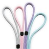 trage.band® Short Adjustable Wrist Lanyard, 4 Bright Patterned