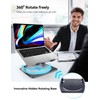 ivoler Adjustable Laptop Stand with 360° Rotating Base,Ergonomic Laptop Stand