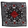 Zac's Alter Ego Alternative Skull, Roses & Paisley Print Bandana