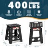 ACSTEP Folding Step Stool 16 Inch Heavy Duty Step Stool