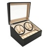 TBvechi 4+6 Luxury Automatic Rotation Watch Winder Leather Storage Case
