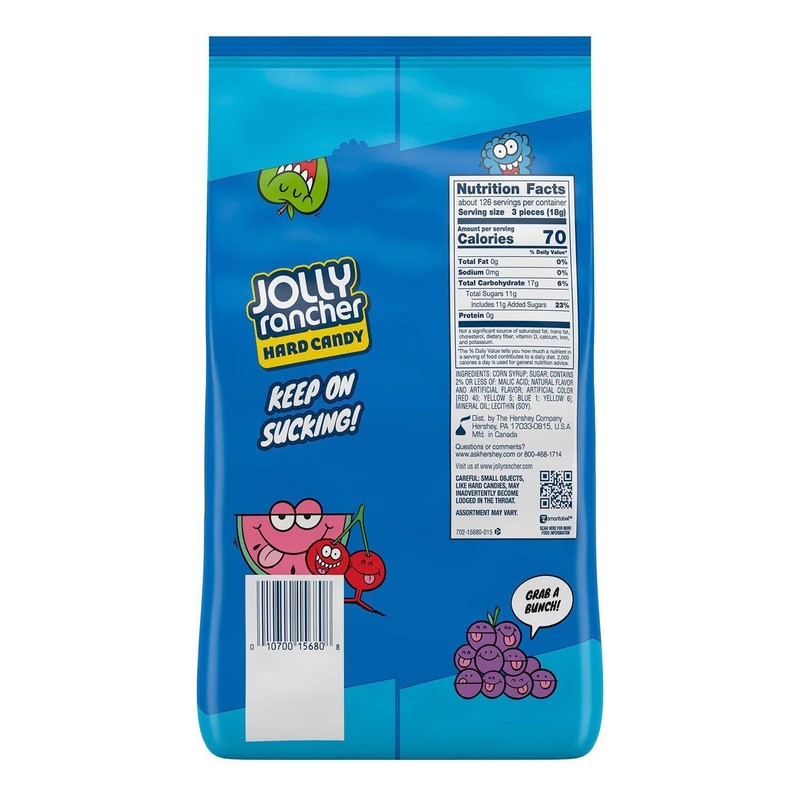 Jolly Rancher Hard Candy - 5 Pound Bag (2 Pack)
