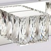 ZUZITO LED Dimmable Bathroom Vanity Lighting Fixtures Modern Crystal Vanity