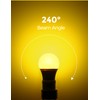 DORESshop Yellow Light Bulbs, Bug Lights for Outside, A19 Bug