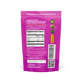 Collagen Peptides Powder - Hydrolyzed Collagen Protein for Women - Platinum Grade with No Odor or Taste, Easy Mixing - Grass Fed, Non-GMO - Hair, Skin, Nails Supplement - Unflavored, 500 Grams