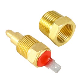 Klanata Coolant Fan Switch, Engine Cooling Fan Switch, Fan Temperature Switch 3/8", 185 to 175 Degree Electric Engine Radiator Fan Sensor Switch for 10" 12" 14" 16" Fan (with Pipe Thread)