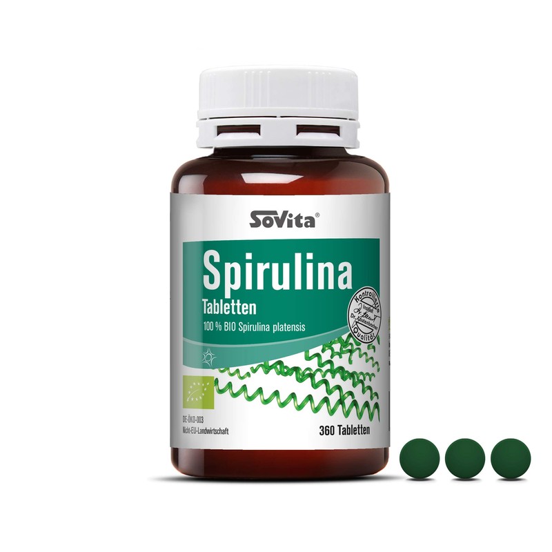 sovita Spirulina Tablets | Strengthen Your Health | 360 Tablets