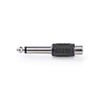 JAM2DAY 2 Pack of RCA Phono Female to 6.35mm Jack