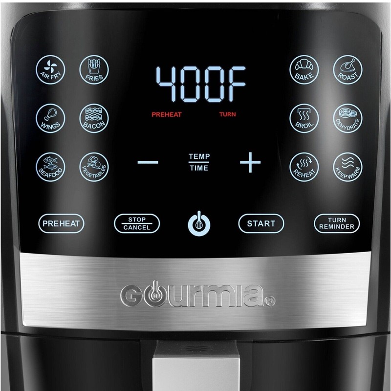 Gourmia 🧆 Gourmia 5qt Digital Air Fryer,BAKE,ROA