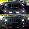 Bricologht 2pcs 7Inch Round LED Headlight DOT 6012 For Freightliner