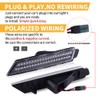 Raryloy Smoked Lens Front Bumper Marker Lamps Reflectors LED Side